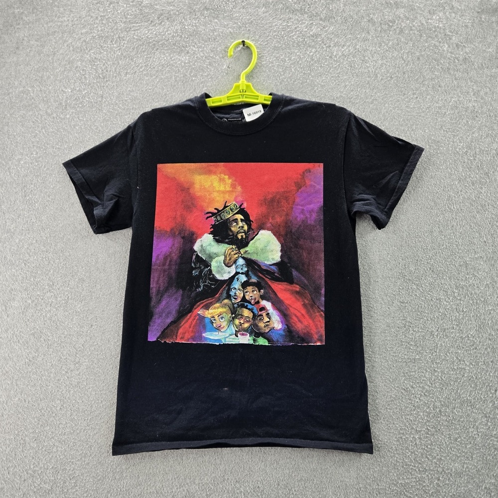 J Cole Men Shirt S Black Dreamville Choose Wisely Portrait Short Sleeve